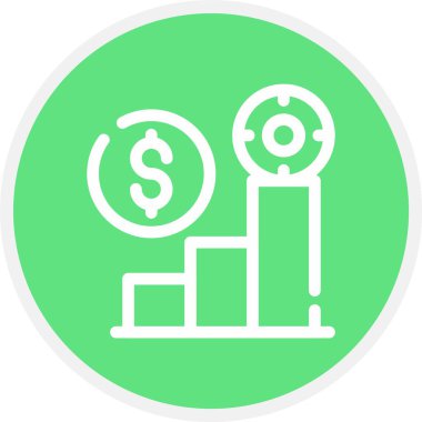 Doları vektör simge işareti simge vektör çizim kişisel ve ticari kullanım için..