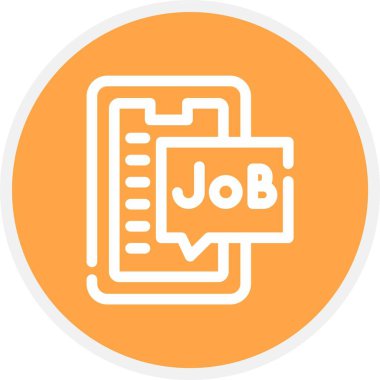 görev simgesi vektör illüstrasyonu