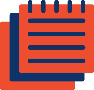 Bir kitap simgesinin vektör illüstrasyonu