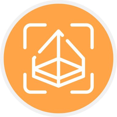 Eşsiz piramit yapı çizgisi vektör simgesi