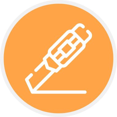 vektör sigara Simgesi illüstrasyonu