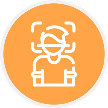 Vektör Avatar Simgesi illüstrasyonu