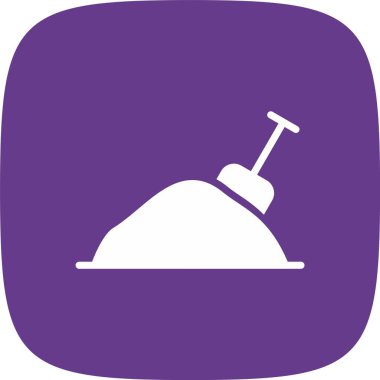 Benzersiz Uydu Vektör Kabartma Simgesi