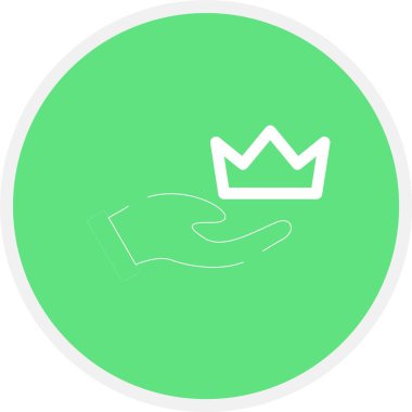 El simgesinin vektör illüstrasyonu