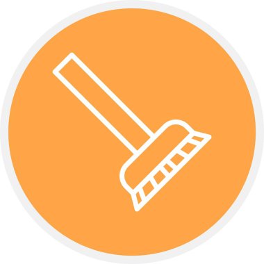 Kürek. Web simgesi basit tasarım