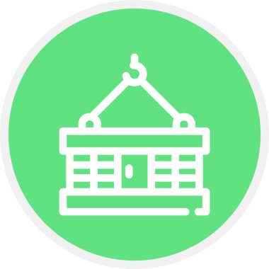 Benzersiz ev vektör simgesi