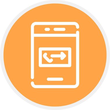 Benzersiz akıllı telefon vektör simgesi