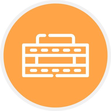 Bir dizin simgesinin vektör illüstrasyonu