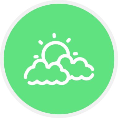 Kişisel ve ticari kullanım için bulut vektör simgesi simgesi vektör çizimi..