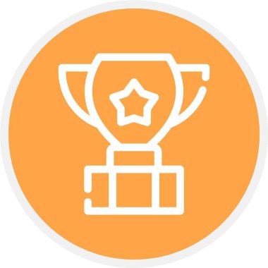 kupa simgesi vektör illüstrasyonu