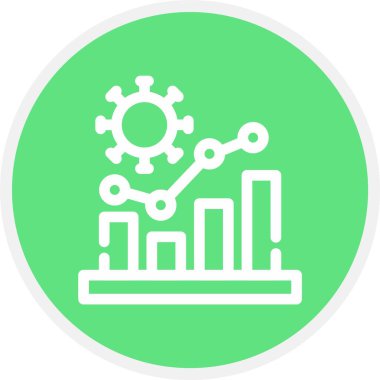 Güzel Grafik Çizgisi Vektör Simgesi
