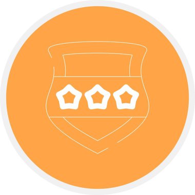 Güvenlik korumasının vektör simgesi