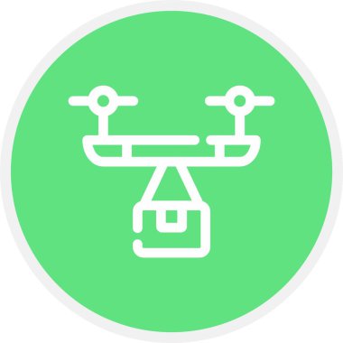 İHA. Web simgesi basit illüstrasyon