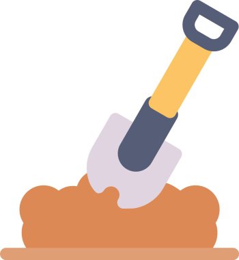 Kürek kürek kürek bahçe temizliği.