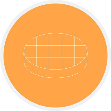 Güzel Pasta Çizelgesi Vektör Simgesi