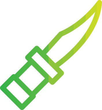 Bıçak. Web simgesi basit illüstrasyon