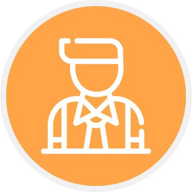 Modern simgenin vektör illüstrasyonu