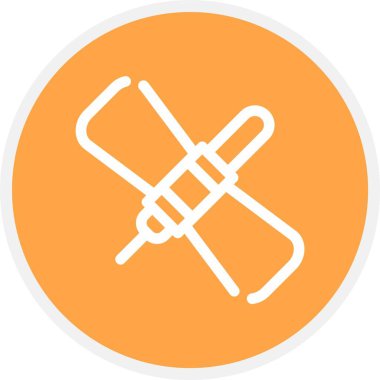 Tornavida simgesinin vektör çizimi