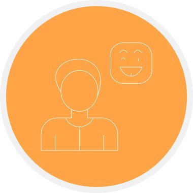 Vektör Avatar Simgesi illüstrasyonu