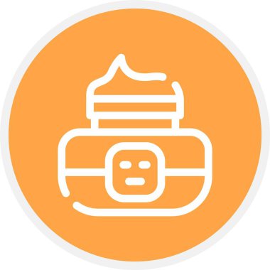 Eşsiz Gıda Vektörü Kabartma Simgesi