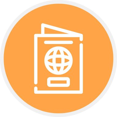 Vektör Belgesi düz biçim simgesi