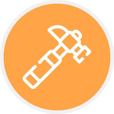 Tek bir simgenin vektör illüstrasyonu