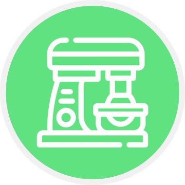 Benzersiz Radyo Vektör Satırı Simgesi