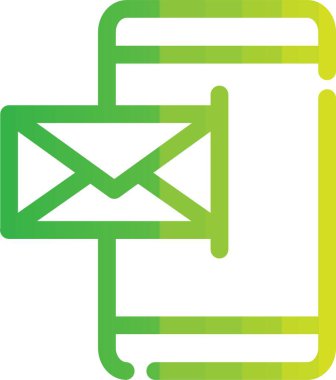 e-posta mektup simgesi düz biçimli