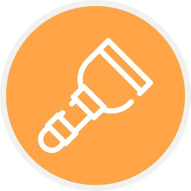 Tek bir simgenin vektör illüstrasyonu