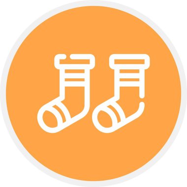 vektör çift çorap simgesi