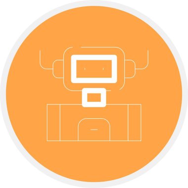 Eşsiz Yazıcı Vektör Kabartma Simgesi