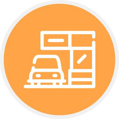 bus simgesi vektör illüstrasyonu