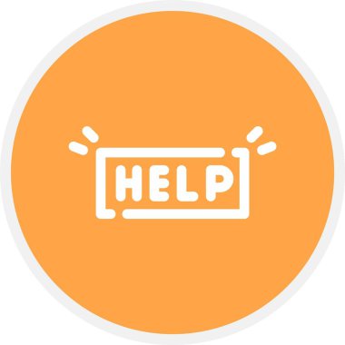 vektör yardım web simgesi