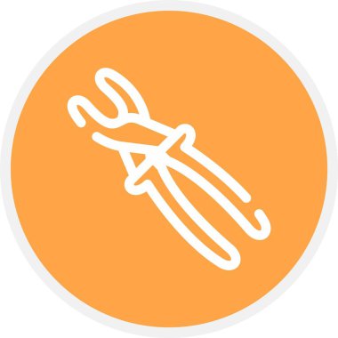 güzel şemsiye vektör çizgisi simgesi