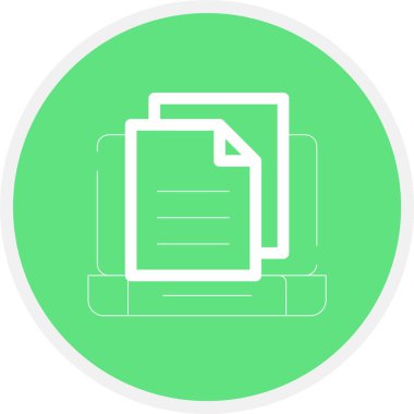 Vektör belgesi Simge illüstrasyonu