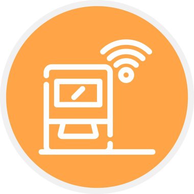 vektör lcd simgesi illüstrasyonu