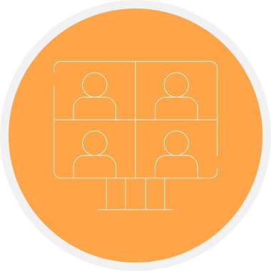 İnsan simgesinin vektör illüstrasyonu