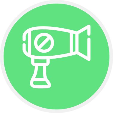 Kamera. Web simgesi basit illüstrasyon