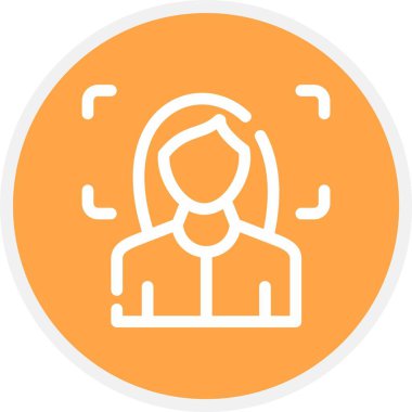 İş kadınının vektör illüstrasyonu