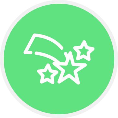 Yıldız simgesinin vektör illüstrasyonu