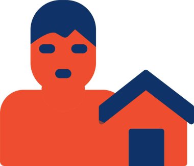 ev simgesi, vektör illüstrasyonu