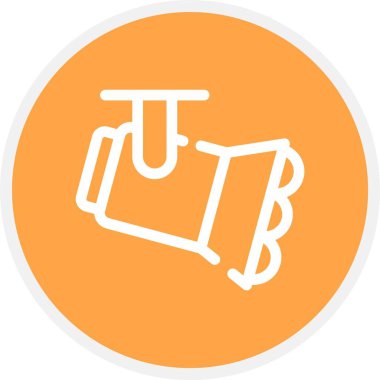 Benzersiz para simgesi vektör illüstrasyonu