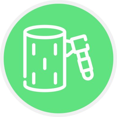 Cam bira kutsal kişilerin resmi, vektör çizim