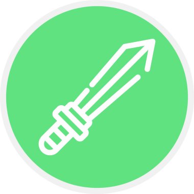 hançer vektör çizgisi simgesi