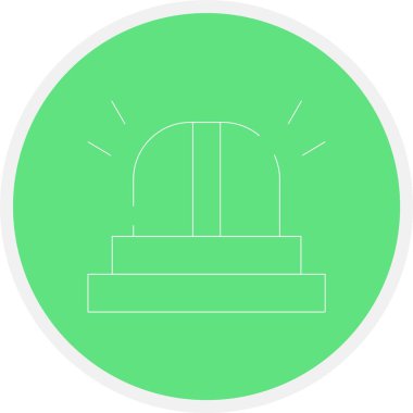 Güzel bayrak vektör çizgisi simgesi