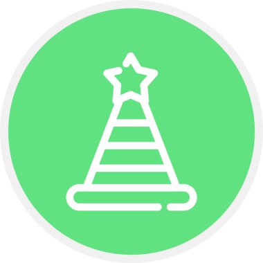 vektör noel ağacı ico