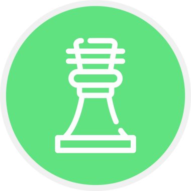 Satranç. Web simgesi basit illüstrasyon