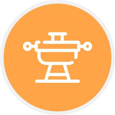 Benzersiz yangın söndürücü vektör simgesi