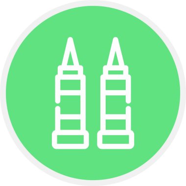 Modern eğitim ikonunun vektör illüstrasyonu