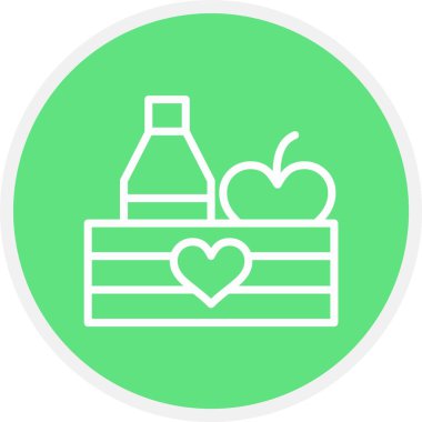 Vektör Kalp Simgesi illüstrasyonu